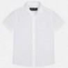 Mayoral 870-15 Koszula k/r len basic kolor Biały
