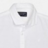 Mayoral 870-15 Koszula k/r len basic kolor Biały
