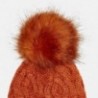 Mayoral 10325-56 Komplet czapka szalik kolor Pomarałcza