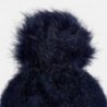 Mayoral 10324-52 Komplet czapka szalik rękawic kolor Granatowy
