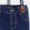 Mayoral 2569-44 Spodnie jeansowe z szelkami kolor Ciemny