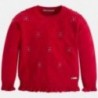 Mayoral 4313-10 Sweter strass kolor Czerwony