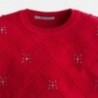 Mayoral 4313-10 Sweter strass kolor Czerwony
