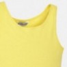 Mayoral 858-84 Koszulka dziewczęca na ramiączkach kolor żółty