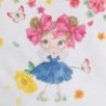 Mayoral 3016-57 Koszulka dziewczęca k/r lalka kwiatki kolor Kiwi