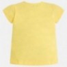 Mayoral 3032-88 Koszulka dziewczęca krótki rękaw grafika kolor żółty