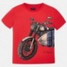 Mayoral 6073-65 Koszulka chłopięca moto kolor czerwony
