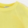 Mayoral 6306-31 Sweter dziewczęcy łączenia kolor żółty