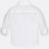 Mayoral 117-90 Mayoral 117-90 Koszula długi rękaw len basic kolor Biały