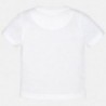 Mayoral 1042-45 Koszulka krótki rękaw nadruk kolor Biały