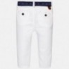Mayoral 1540-11 Spodnie chłopięce klasyczne kolor Biały