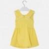 Mayoral 3932-64 Sukienka dziewczęca z lamówką kolor Żółty