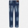 Mayoral 6530-82 Spodnie chłopięce jeans slim fit z przetarciami kolor Basic