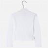Mayoral 3302-74 Sweter dziewczęcy kolor Biały