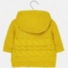 Mayoral 2339-82 Sweter dziewczęcy ocieplony bawełną kolor Bursztyn
