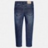 Mayoral 4545-85 Spodnie dla dziewczynki długie jeans z haftem kolor granat