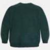 Mayoral 311-49 Sweter chłopięcy z lamówką kolor zielony