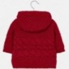 Mayoral 2339-83 Sweter dziewczęcy ocieplany kolor Czerwony