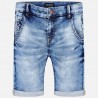 Mayoral 6254-93 Bermudy chłopięce kolor niebieski jeans