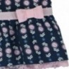 Boboli 205029-9787 Sukienka dziewczeca z majteczkami kolor granat/róż