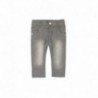 Boboli 395007-GREY Spodnie chłopięce jeans ze streczem kolor szary