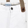 Mayoral 1542-66 Spodnie chłopięce z szelkami kolor Biały
