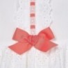 Mayoral 1920-32 Sukienka dziewczęca kolor biały