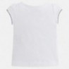 Mayoral 3004-29 Koszulka dziewczęca kolor biały