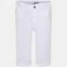 Mayoral 522-69 Spodnie chłopięce kolor biały