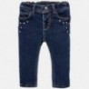 Mayoral 2576-28 Spodnie dziewczęce kolor ciemny jeans