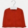 Mayoral 2340-41 Sweter dla dziewczynki kolor czerwony