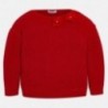 Mayoral 4318-63 Sweter dziewczęcy kolor czerwony