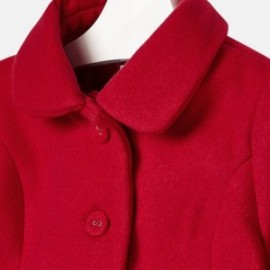Mayoral 4496-52 Płaszcz dziewczęcy kolor czerwony