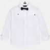 Mayoral 7136-50 Koszula dla chłopca z muszką kolor biały