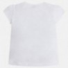 Mayoral 3026-86 Koszulka dziewczęca kolor biały