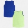 Mayoral 3099-32 Komplet chłopięcy 2 koszulki kolor lemoniada