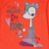 Boboli 206086-5071 koszulka dla dziewczynki kolor ofluor