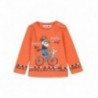 Boboli 246079-5067 koszulka dla dziewczynki kolor pomarańcz