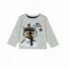 Boboli 326023-7299 koszulka dla małego chłopca kolor szary