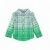 Boboli 306133-9918 Koszula krata dla małego chłopca kolor zielony