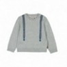 Boboli 716239-8094 Sweter dla małego chłopca kolor perła