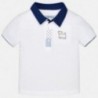 Mayoral 1128-78 Polo koszulka dla chłopaka kolor biały