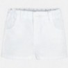 Mayoral 201-73 Spodnie krótkie chłopięce kolor biały