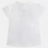 Mayoral 3000-89 Koszulka dziewczęca kolor biały/granat