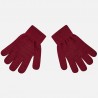 Mayoral 10476-52 rękawiczki dziecięce kolor bordo
