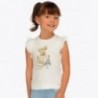 Mayoral 3007-61 Koszulka dziewczęca kolor krem