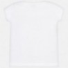 Mayoral 3015-64 Koszulka dziewczęca kolor biały