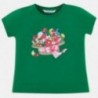 Mayoral 3015-60 Koszulka dziewczęca kolor zielony