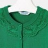 Mayoral 3302-77 Sweterek bolerko dziewczęce kolor zielony
