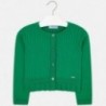 Mayoral 3303-82 Sweter dziewczęcy kolor zielony
